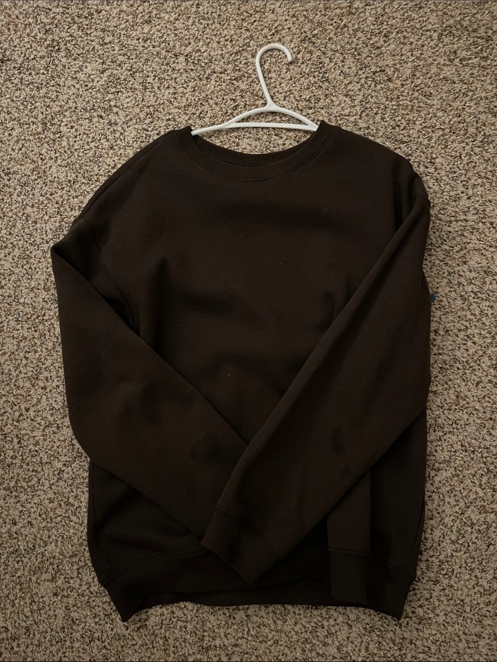 H&M Dark Brown Crewneck Sweater